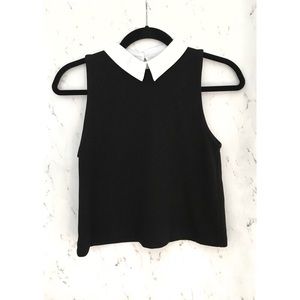 Super cute, collar crop top